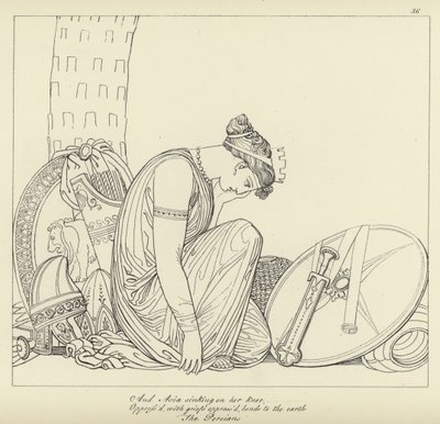 Los persas de John Flaxman